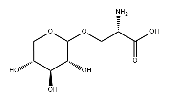 Serine, O-xylopyranosyl- (8CI,9CI) Structure