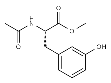 Phenylalanine, N-acetyl-3-hydroxy-, methyl ester Structure