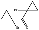 Methanone, bis(1-bromocyclopropyl)- Structure