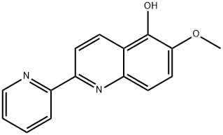 6-Methoxy-2-(pyridin-2-yl)quinolin-5-ol 구조식 이미지