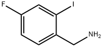 Benzenemethanamine, 4-fluoro-2-iodo- 구조식 이미지