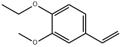 Benzene, 4-ethenyl-1-ethoxy-2-methoxy- Structure