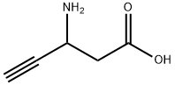 4-Pentynoic acid, 3-amino- 구조식 이미지