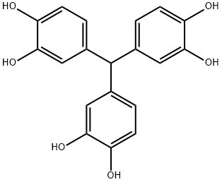 1,2-Benzenediol, 4,4',4''-methylidynetris- Structure