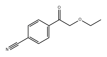 Benzonitrile, 4-(2-ethoxyacetyl)- Structure