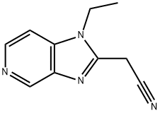 1H-Imidazo[4,5-c]pyridine-2-acetonitrile, 1-ethyl- Structure