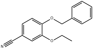 Benzonitrile, 3-ethoxy-4-(phenylmethoxy)- Structure