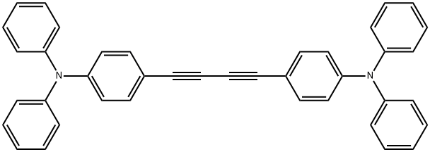 Benzenamine, 4,4'-(1,3-butadiyne-1,4-diyl)bis[N,N-diphenyl- Structure