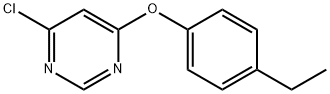 Pyrimidine, 4-chloro-6-(4-ethylphenoxy)- Structure