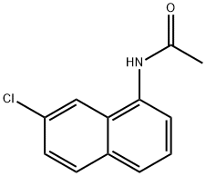 N-(7-Chloronaphthalen-1-yl)acetamide 구조식 이미지