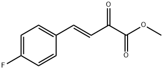 3-Butenoic acid, 4-(4-fluorophenyl)-2-oxo-, methyl ester, (3E)- Structure