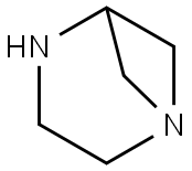 1,4-Diazabicyclo[3.1.1]heptane (9CI) Structure