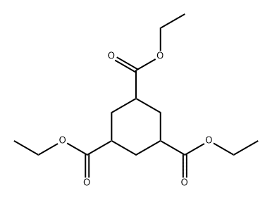 1,3,5-Cyclohexanetricarboxylic acid, 1,3,5-triethyl ester Structure