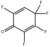 2,5-Cyclohexadien-1-one, 2,3,4,4,6-pentafluoro- Structure