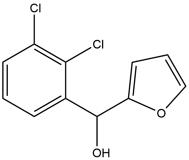 (2,3-dichlorophenyl)(furan-2-yl)methanol Structure