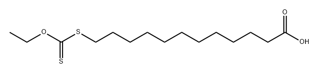 Dodecanoic acid, 12-[(ethoxythioxomethyl)thio]- 구조식 이미지