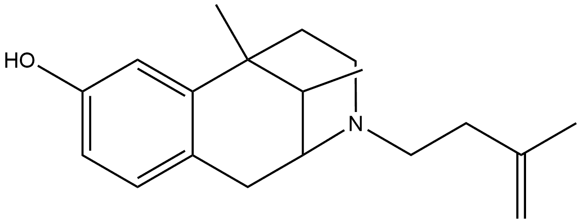 N-Isopropenylethyl (±)-Normetazocine Structure