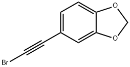 1,3-Benzodioxole, 5-(2-bromoethynyl)- Structure