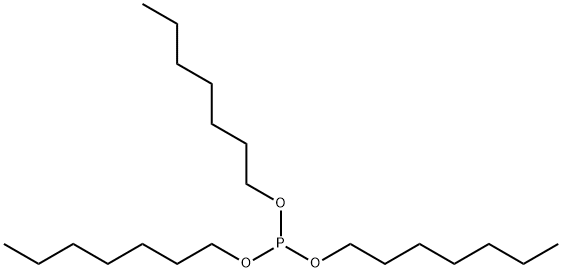 Phosphorous acid triheptyl ester 구조식 이미지
