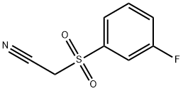 Acetonitrile, 2-[(3-fluorophenyl)sulfonyl]- Structure