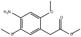 methyl 2-(4-amino-2,5-dimethoxyphenyl)acetate Structure