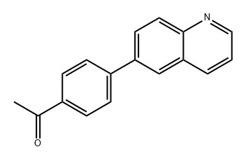Ethanone, 1-[4-(6-quinolinyl)phenyl]- 구조식 이미지