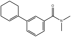 Benzamide, 3-(1-cyclohexen-1-yl)-N,N-dimethyl- 구조식 이미지