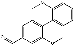 [1,1'-Biphenyl]-4-carboxaldehyde, 2,2'-dimethoxy- 구조식 이미지