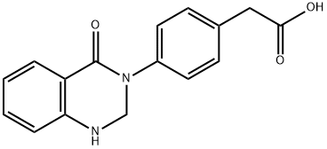 2-(4-(4-Oxo-1,2-dihydroquinazolin-3(4H)-yl)phenyl)acetic acid Structure