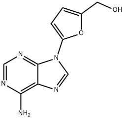 2-Furanmethanol, 5-(6-amino-9H-purin-9-yl)- Structure