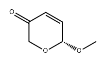 2H-Pyran-3(6H)-one, 6-methoxy-, (R)- (9CI) Structure