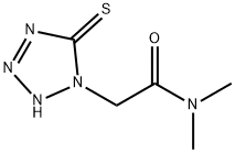 1H-Tetrazole-1-acetamide, 2,5-dihydro-N,N-dimethyl-5-thioxo- Structure