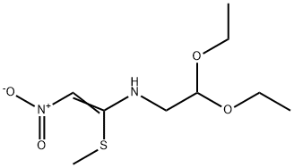 Ethenamine, N-(2,2-diethoxyethyl)-1-(methylthio)-2-nitro- Structure