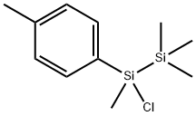 1-Chloro-1,2,2,2-tetramethyl-1-(p-tolyl)disilane Structure