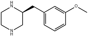 Piperazine, 2-[(3-methoxyphenyl)methyl]-, (2S)- Structure