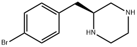 Piperazine, 2-[(4-bromophenyl)methyl]-, (2S)- Structure