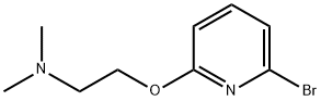 Ethanamine, 2-[(6-bromo-2-pyridinyl)oxy]-N,N-dimethyl- Structure