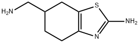6-(aminomethyl)-4,5,6,7-tetrahydrobenzo[d]thiazol-2-amine 구조식 이미지