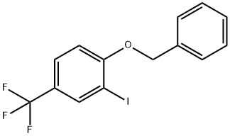 2-Benzyloxy-5-(trifluoromethyl)-1-iodobenzene Structure