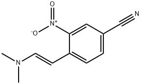 Benzonitrile, 4-[(1E)-2-(dimethylamino)ethenyl]-3-nitro- 구조식 이미지