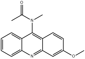 Acetamide, N-(3-methoxy-9-acridinyl)-N-methyl- Structure