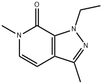 1-Ethyl-3,6-dimethyl-1H-pyrazolo[3,4-c]pyridin-7(6H)-one Structure