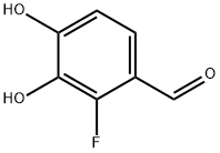 Benzaldehyde, 2-fluoro-3,4-dihydroxy- 구조식 이미지