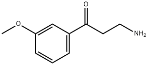 1-Propanone, 3-amino-1-(3-methoxyphenyl)- Structure