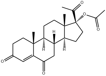 Pregn-4-ene-3,6,20-trione, 17-(acetyloxy)- 구조식 이미지