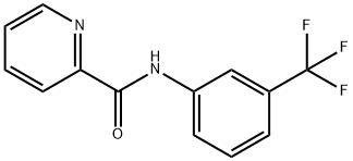 2-Pyridinecarboxamide, N-[3-(trifluoromethyl)phenyl]- Structure