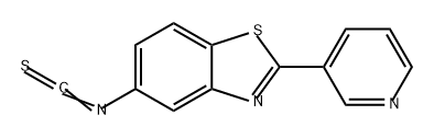 Benzothiazole, 5-isothiocyanato-2-(3-pyridinyl)- Structure