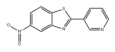 Benzothiazole, 5-nitro-2-(3-pyridinyl)- Structure