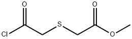 Acetic acid, 2-[(2-chloro-2-oxoethyl)thio]-, methyl ester 구조식 이미지