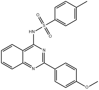 N-(2-(4-Methoxyphenyl)quinazolin-4-yl)-4-methylbenzenesulfonamide Structure